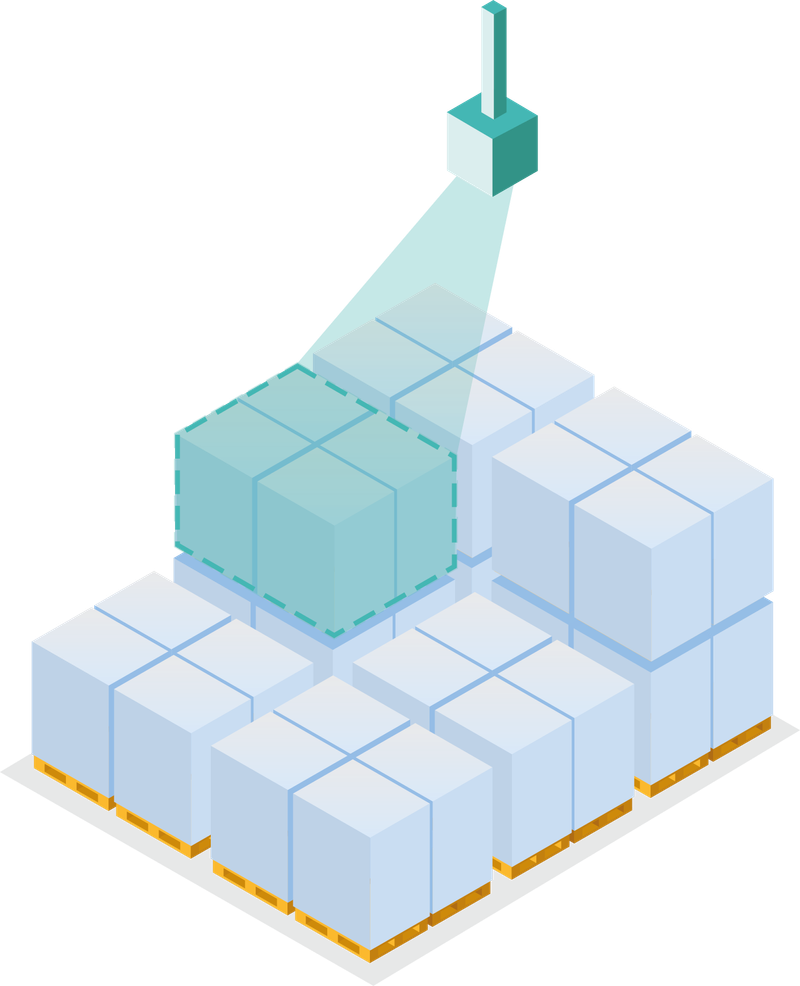 Storage space monitoring in warehouses